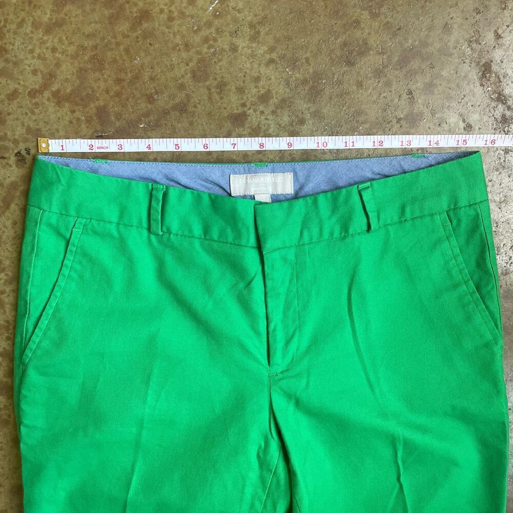 Banana Republic Bright Green Cropped Pants - Picture 2 of 11